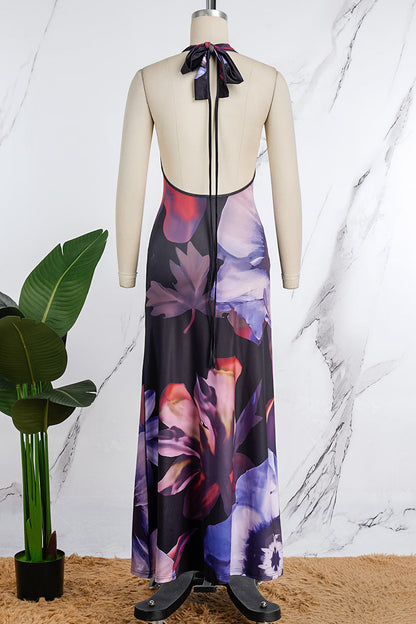 Yamel® | Abiti sexy stampati con scollo all'americana e gonna